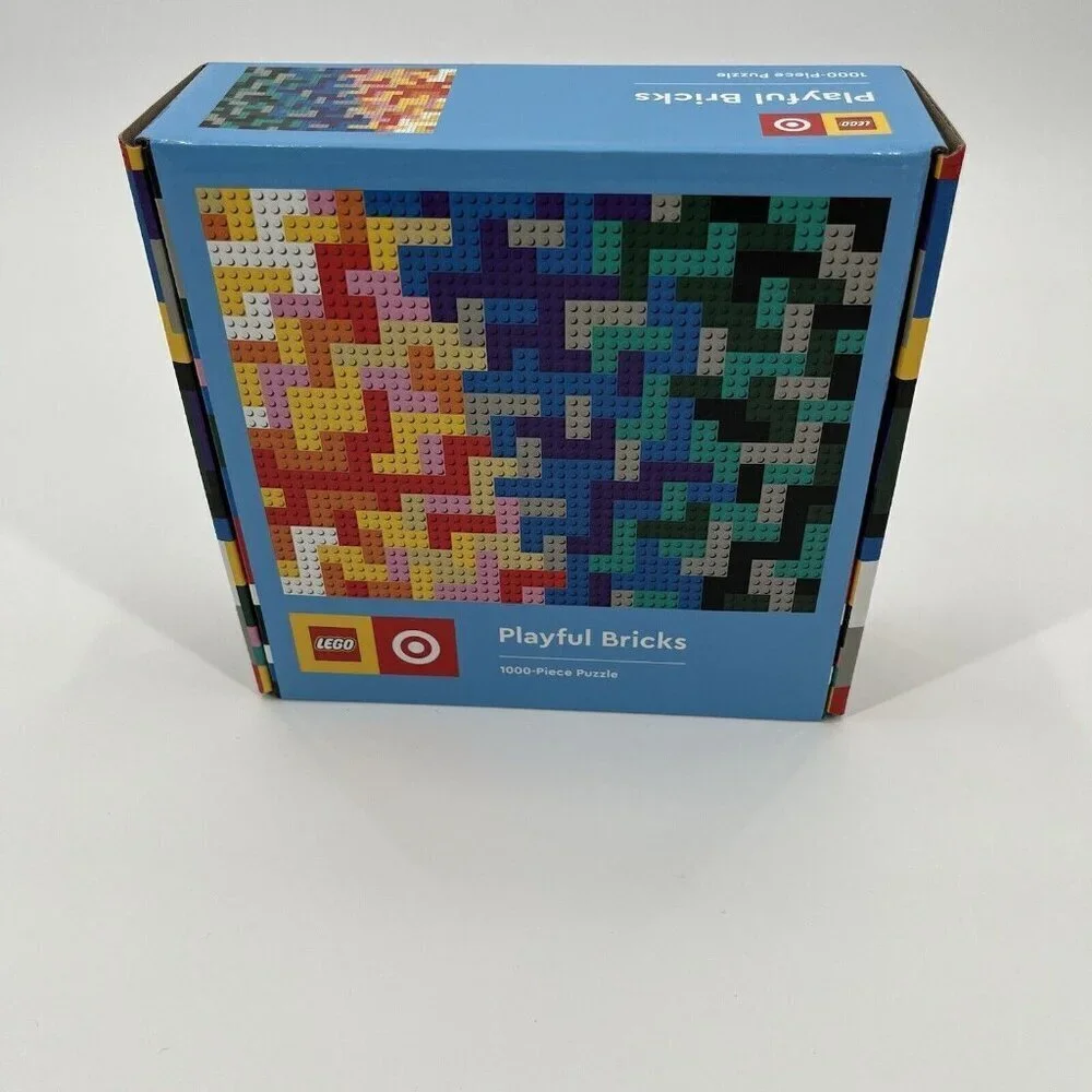 NEW LEGO x TARGET 1000 Piece Puzzle Playful Bricks Colorful Homeschool